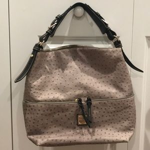 Ostrich Dooney and Bourke Shoulder Bag